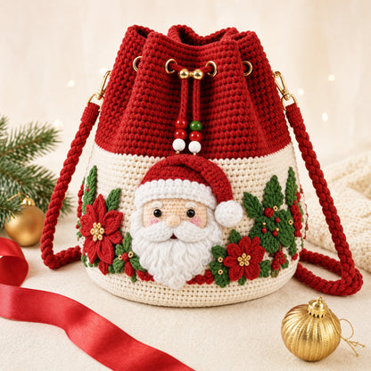 JollyPurse Christmas Crochet Bag